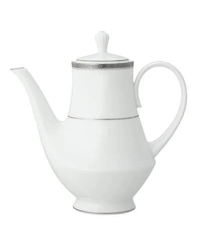 Noritake Charlotta Platinum Coffee Server, 49 oz