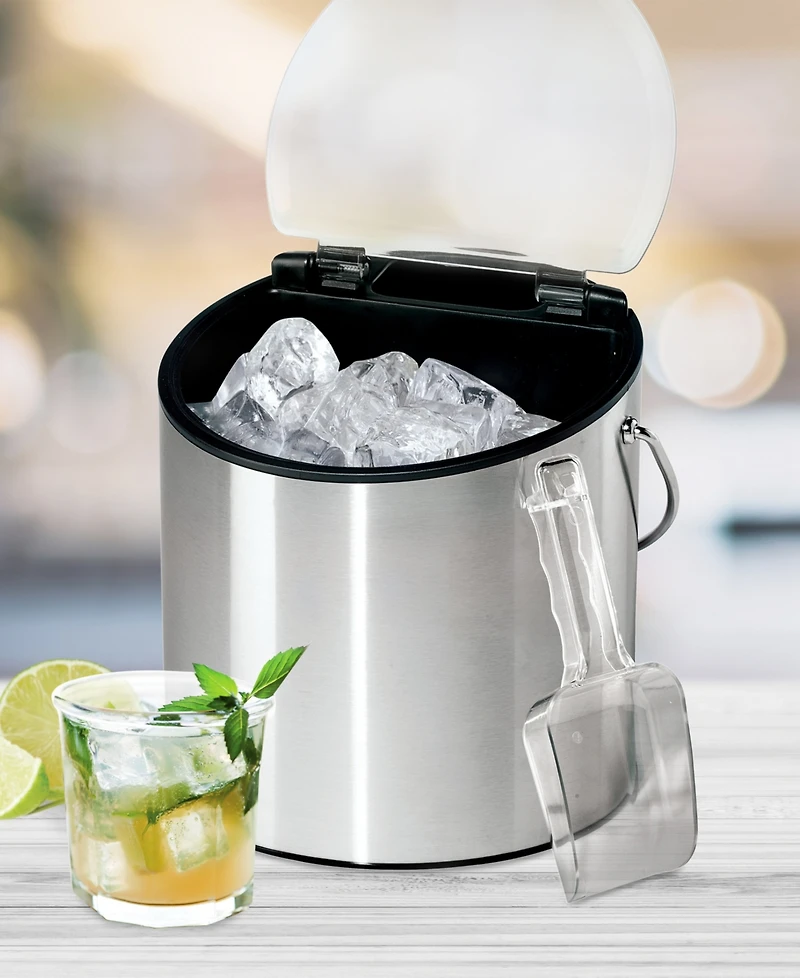 Oggi 3.8 Litre Double Wall Ice Wine Bucket with Ice Scoop Set