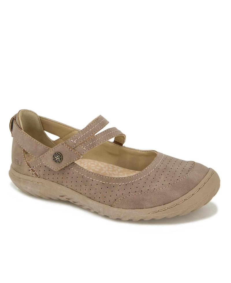 Jbu Women's Fawn Casual Flat Mary Jane Shoe