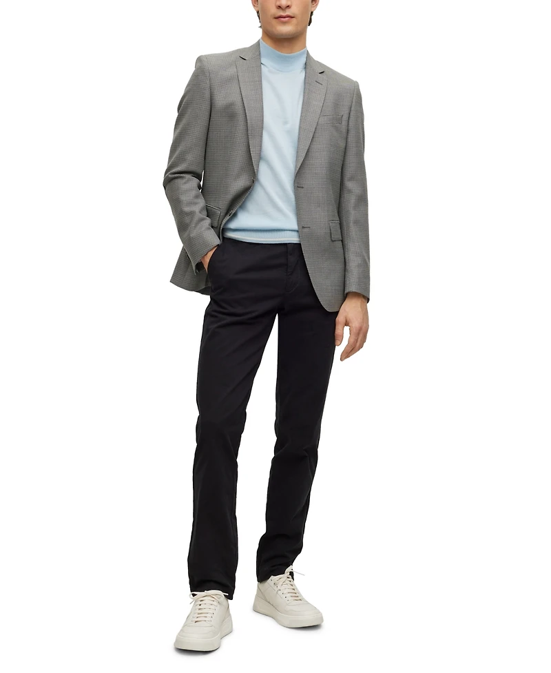 Boss by Hugo Men's Stretch-Cotton Gabardine Slim-Fit Chinos
