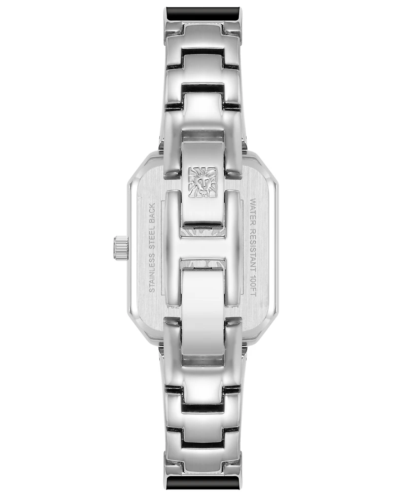 Anne Klein Women's Quartz Enamel Alloy Bangle Watch, 24mm x 37.5mm