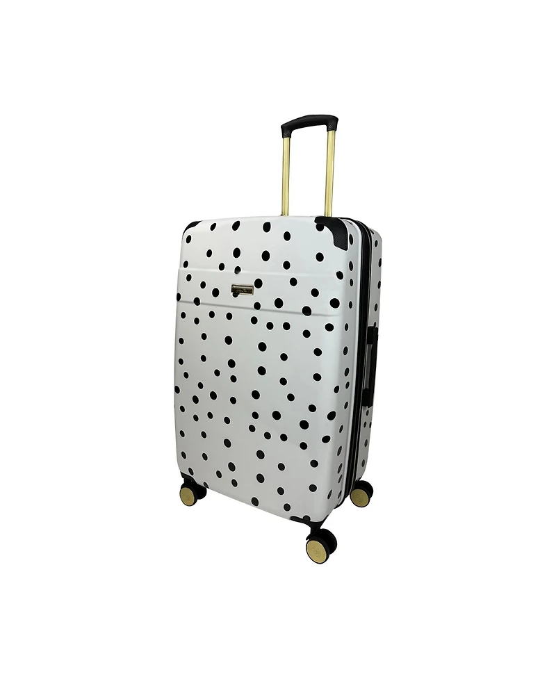 Jenni Chan Polka Dot 3-Piece Hardside Spinner Set