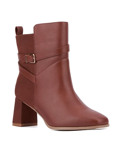 Fashion To Figure Women's Malana Heeled Boot - Wide Width