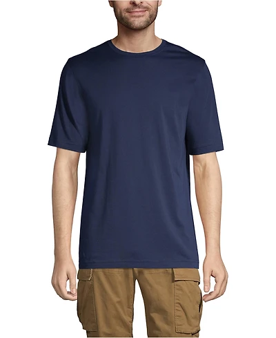 Lands' End Men's Short Sleeve Cotton Supima Tee
