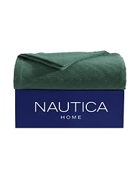 Nautica Ripple Cove Cotton Reversible Blanket, Twin