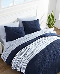 Nautica Point Harbor Embossed Piece Comforter Set