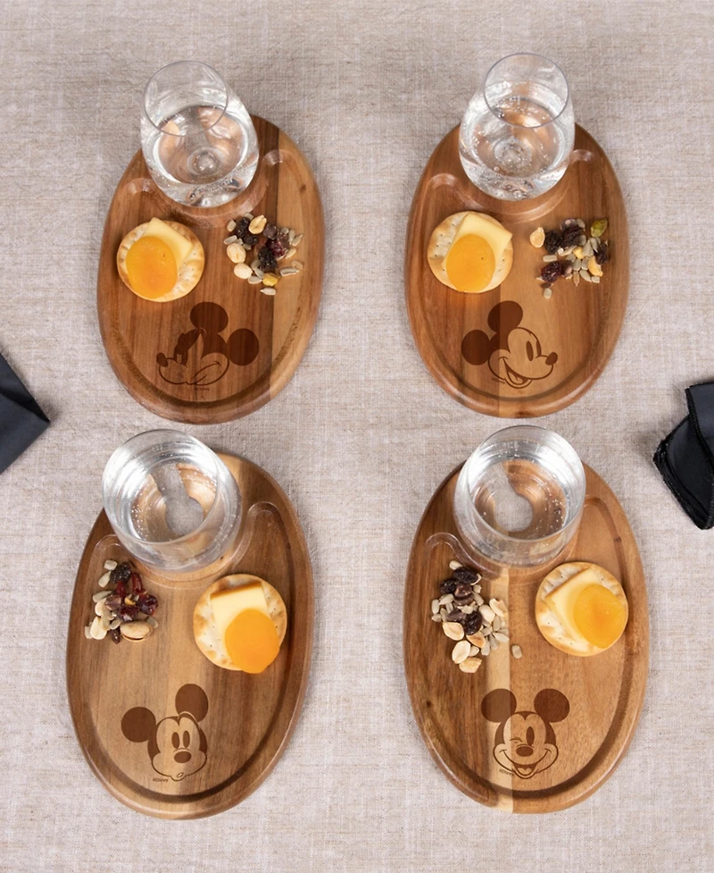 Disney's Mickey Mouse Wine Appetizer Plate Set of 4