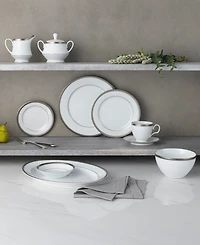 Noritake Charlotta Platinum Oval Platter, 16"