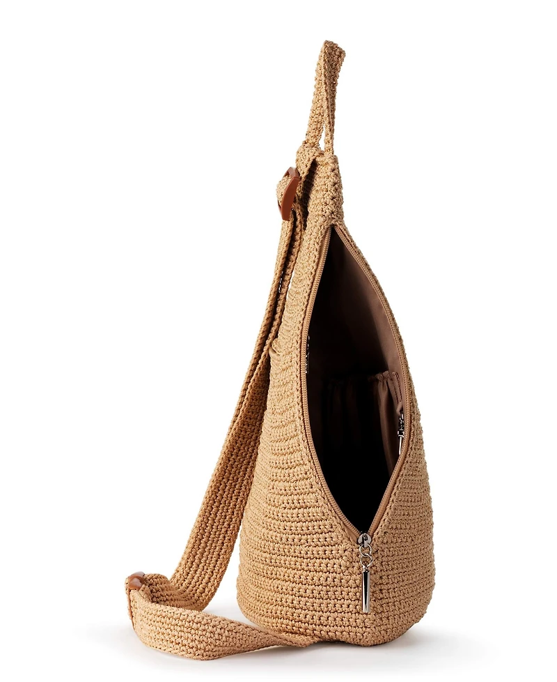 The Sak Women's Geo Sling Crochet Backpack