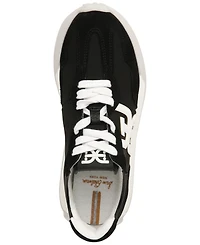Sam Edelman Women's Langley Emblem Lace-Up Trainer Sneakers