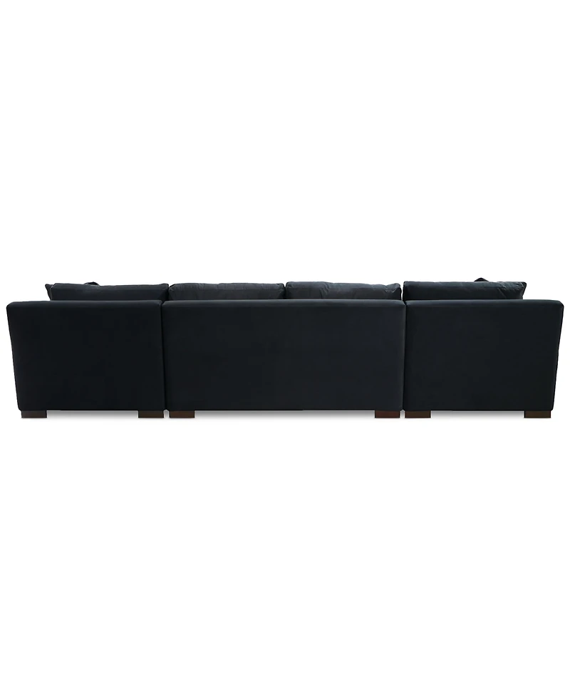 Marristin 146" 3-Pc. Fabric Double Chaise Sectional, Created for Macy's