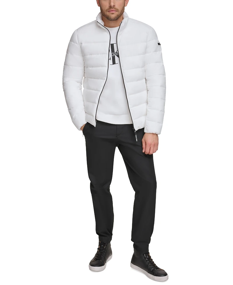 Calvin Klein Men's Quilted Infinite Stretch Water-Resistant Puffer Jacket