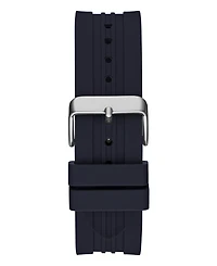 Guess Men's Analog Navy Silicone Watch 44mm