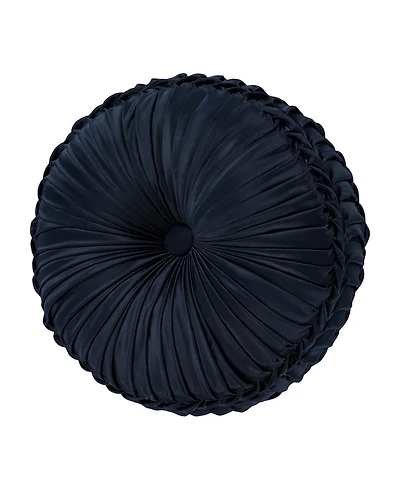 J Queen New York Biagio Tufted Decorative Pillow, 15" Round