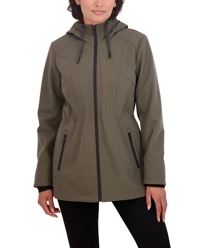Sebby Collection Women's Sport Soft Shell Jacket with Hood