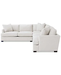 Nightford 111" 3-Pc. Fabric L Sectional, Created for Macy's