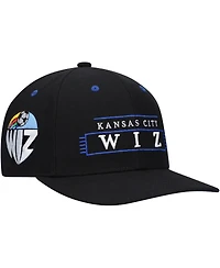 Men's Mitchell & Ness Black Sporting Kansas City Lofi Pro Snapback Hat
