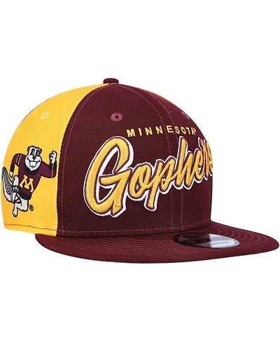 Men's New Era Maroon Minnesota Golden Gophers Outright 9FIFTY Snapback Hat