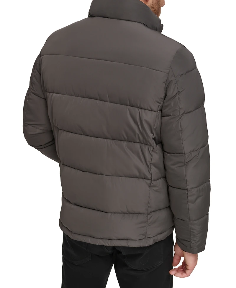 Calvin Klein Men's Puffer With Set Bib Detail, Created for Macy's