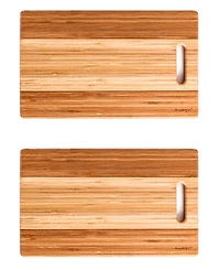 BergHOFF Bamboo 2 Piece Cutting Board Set