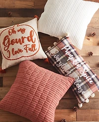 Levtex Mills Waffle Decorative Pillow, 20" x