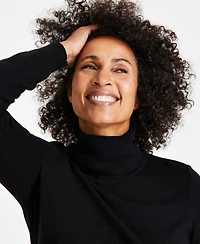 Style & Co Women's Long-Sleeve Turtleneck Sweater, Created for Macy's