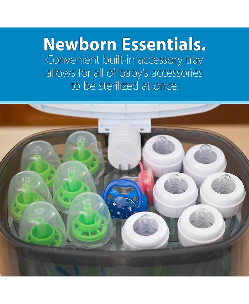 Dr. Browns Baby Deluxe Electric Sterilizer for Baby Bottles and feeding essentials