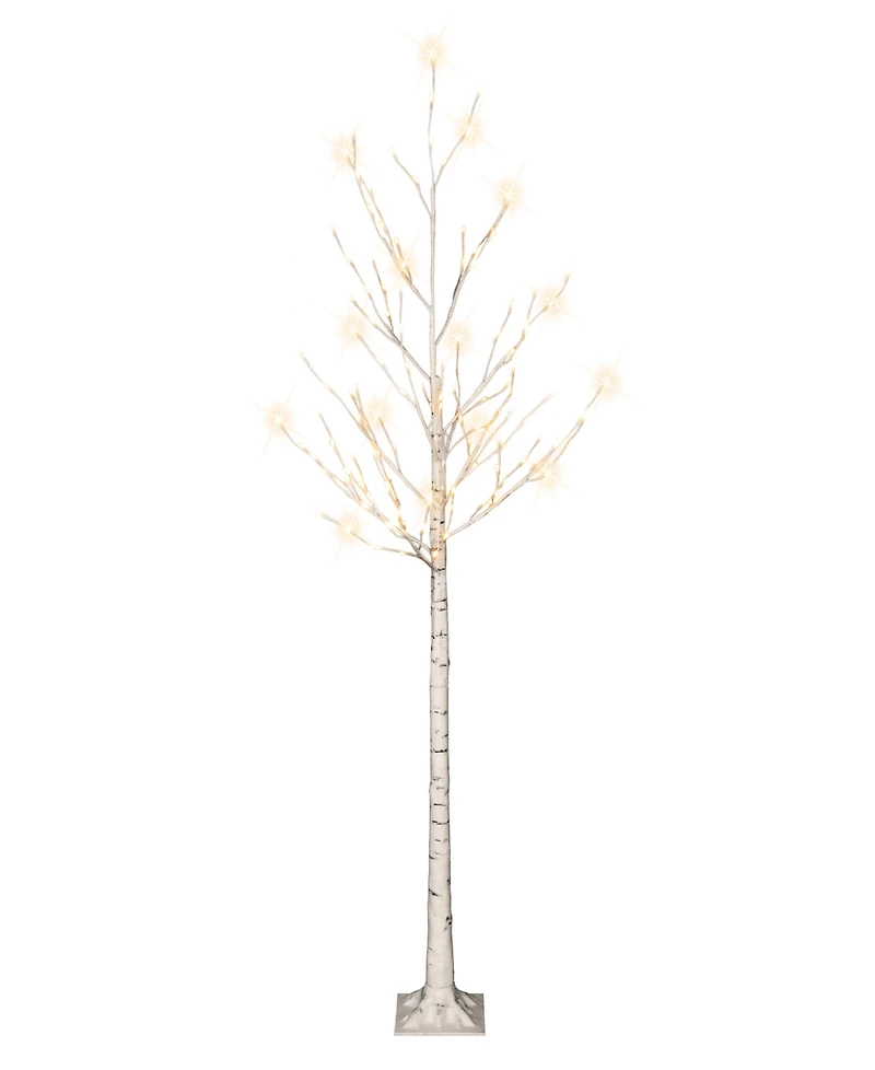 Puleo 6' Pre-Lit Artificial Twig Tree