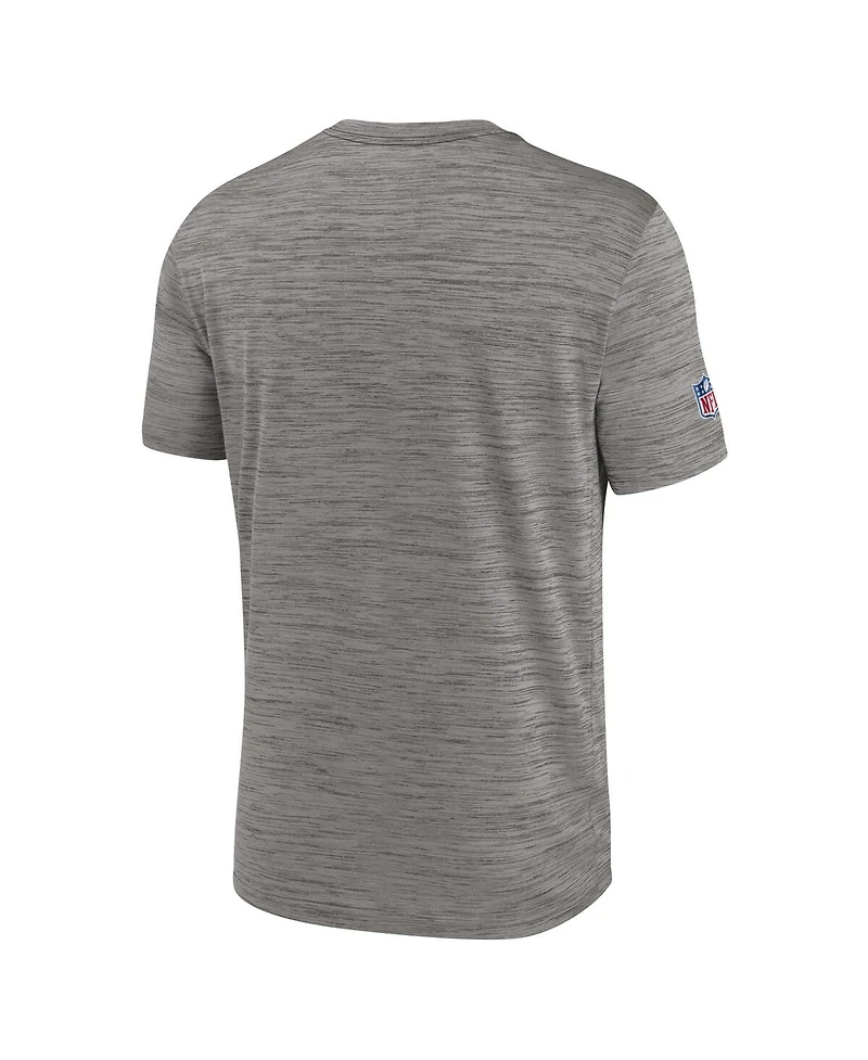 Men's Nike Heather Charcoal Green Bay Packers 2023 Sideline Alternate Logo Performance T-shirt