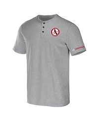 Men's Darius Rucker Collection by Fanatics Heather Gray St. Louis Cardinals Henley T-shirt