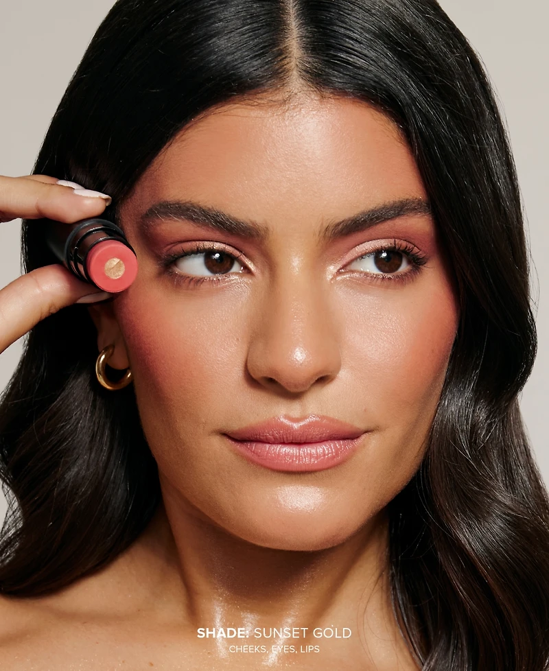 Nudestix Nudies Matte + Glow Core All Over Face Blush Color, 0.2 oz.