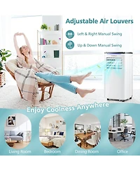 Btu ( Btu Ashrae) Portable Air Conditioner 3-in-1 Ac Unit w/ Cool Dehum Fan Sleep Mode