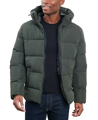 Michael Kors Men's Quilted Hooded Puffer Jacket