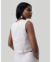 Women's Cropped vest shirt
