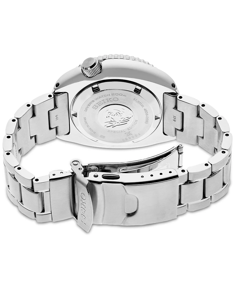 Seiko Men's Automatic Prospex Divers Tropical Lagoon Stainless Steel Bracelet Watch 45mm