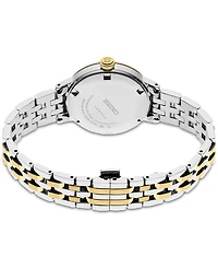 Seiko Women's Automatic Presage Diamond (1/10 ct. t.w.) Two-Tone Stainless Steel Bracelet Watch 30mm