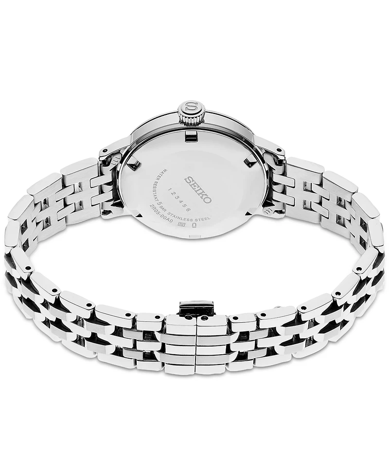 Seiko Women's Automatic Presage Diamond (1/10 ct. t.w.) Stainless Steel Bracelet Watch 30mm