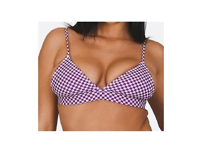 Oosc Women's Checkmate Boost 'Em Up Bikini Top