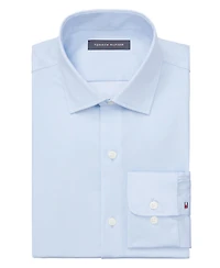 Tommy Hilfiger Men's Flex Regular Fit Wrinkle Free Stretch Twill Dress Shirt
