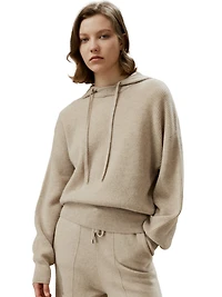 Lilysilk Women's 100% Cashmere Detachable Hoodie