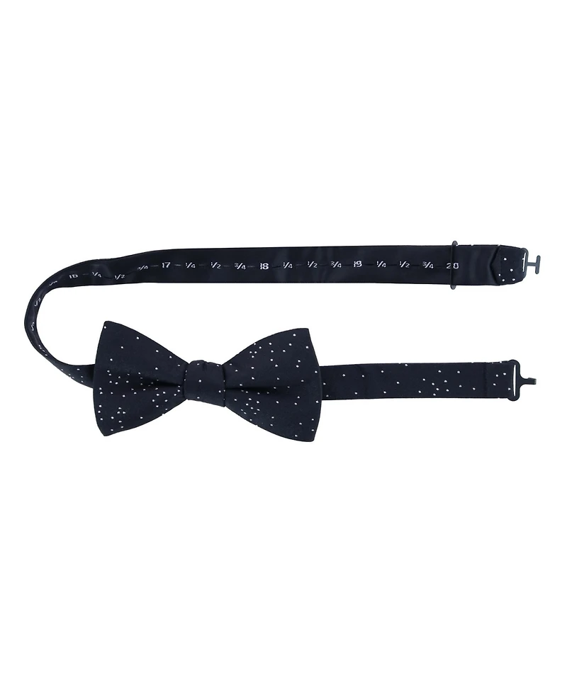 Trafalgar Men's Mystere Metallic Star Light Silk Bow Tie