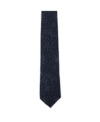 Trafalgar Men's Mystere Metallic Star Light Silk Necktie