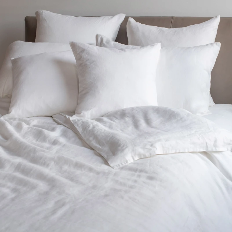 French Linen Decorative Throw Pillow