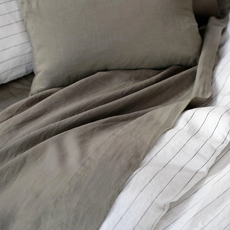 100% French Linen Sheet Set