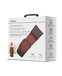 Trakk Heating Personal Wrap with Electric Heating Massaging Vibrating Foot Bed, Multiple Settings for Relaxing Combinations