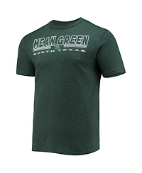 Men's Concepts Sport Heathered Charcoal, Kelly Green North Texas Mean Meter T-shirt and Pants Sleep Set