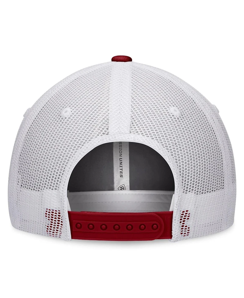 Men's Top of the World White, Maroon Arizona State Sun Devils Retro Fade Snapback Hat