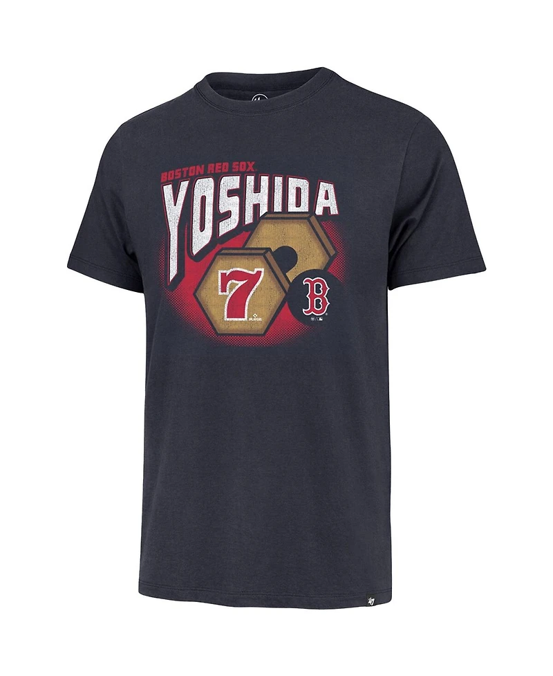 Men's '47 Brand Masataka Yoshida Navy Boston Red Sox Hr Celebration T-shirt