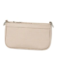 Urban Originals A Little Crazy Croc-effect Faux Leather Crossbody Bag