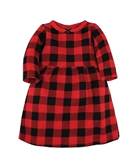 Hudson Baby Girls Two-Piece Set of Long-Sleeve Dresses